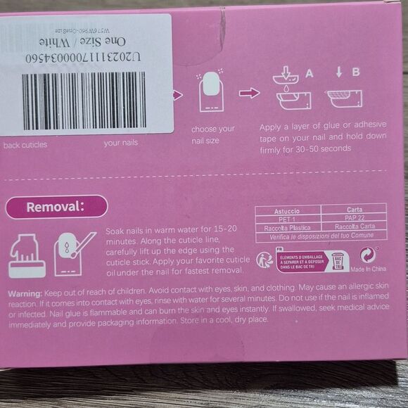 🎁3/$30🎁 So Pink Beauty Press On Nails Set 48 Nails 2 Designs - Picture 4 of 4